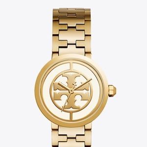 REVA WATCH, GOLD-TONE STAINLESS STEEL/IVORY, 36 MM